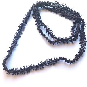 Unique Vintage Beaded Necklace Floral Design